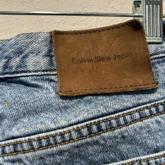 Calvin Klein Womens Jeans 5 Bootcut Y2K Double Stone Wash Mid Rise Blue - Picture 7 of 16